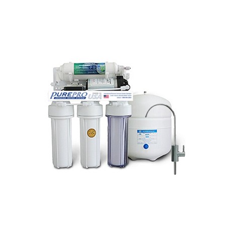 PurePro RO105P Háztartási RO Víztisztító nyomásnövelővel